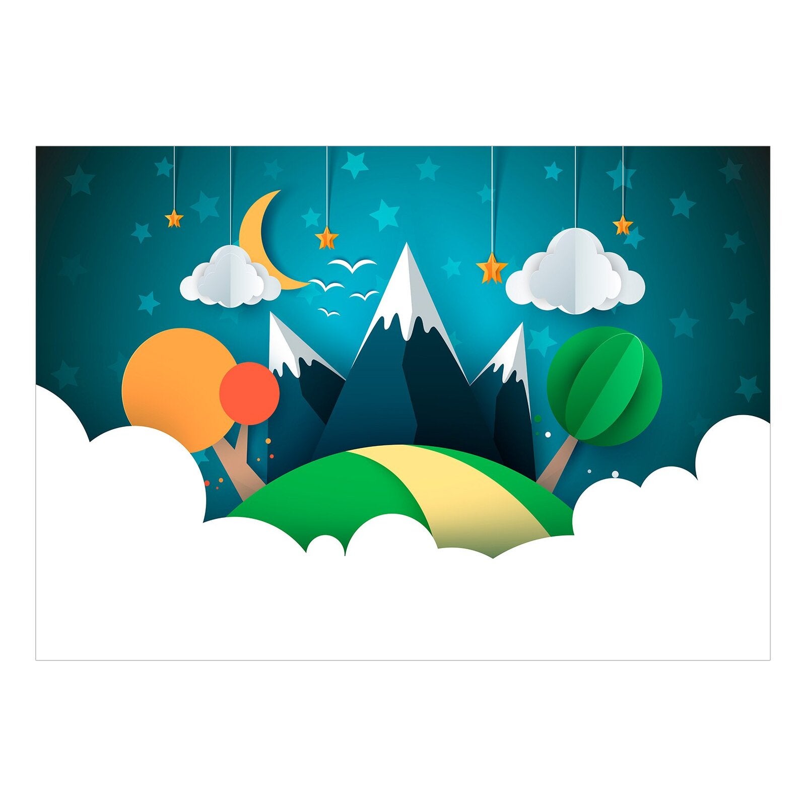 Papier peint petit voyageur - 350 x 245 cm - 2