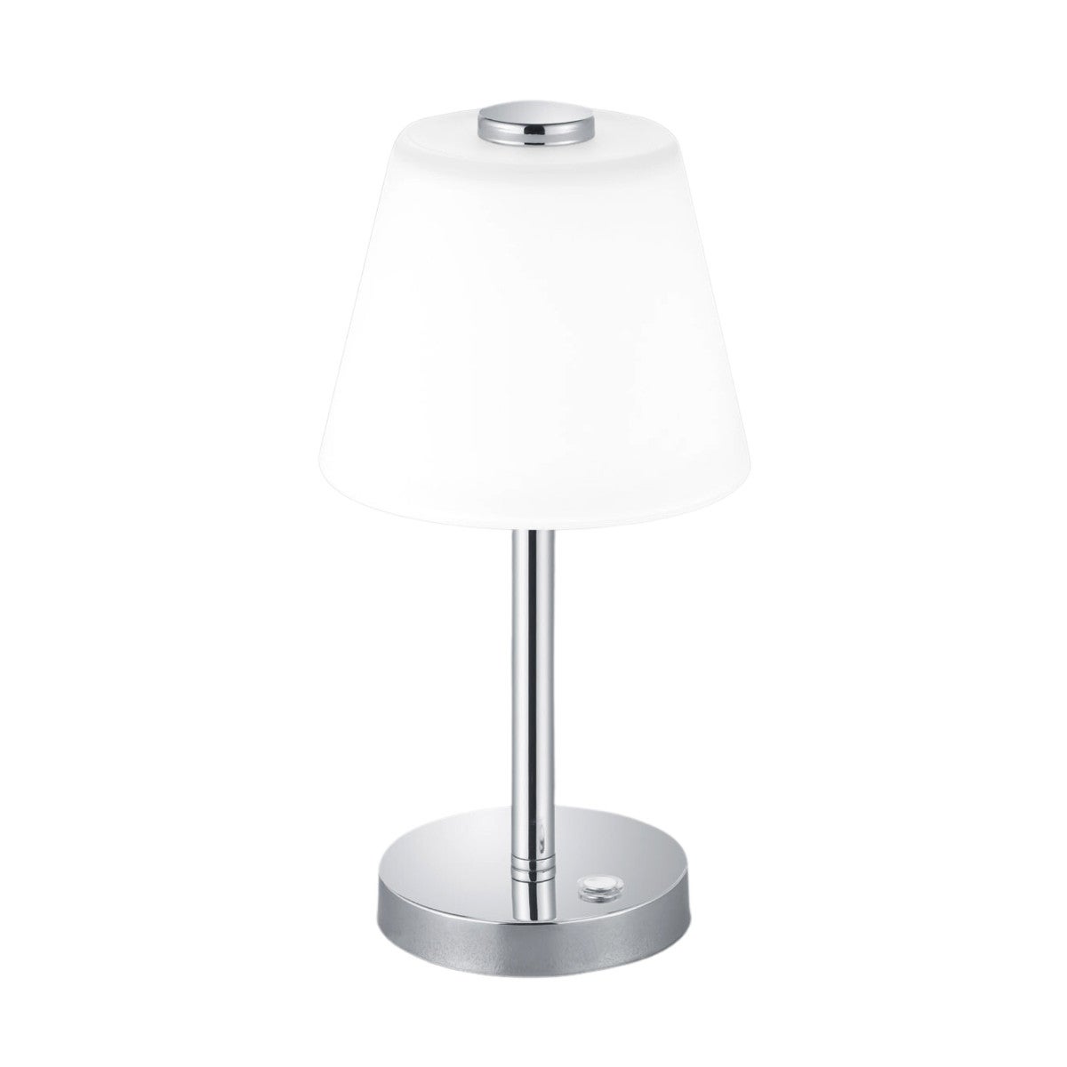 Lampa stołowa Emerald chromowana biała LED 4W 3000K 350lm wym: 29 x 15 x 15 cm szkło Trio