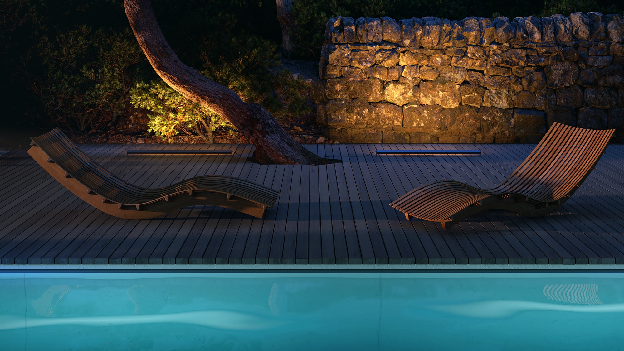 Illuminazione esterna moderna, Barra Orizzontale, Lampada da Terra, Nero, Alluminio, Modulo LED da 3000k, 1000lm, 15 W, IP65 - 6