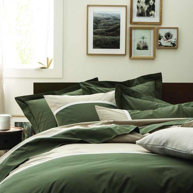Housse de couette en percale de coton, Toi&Moi Essentiel