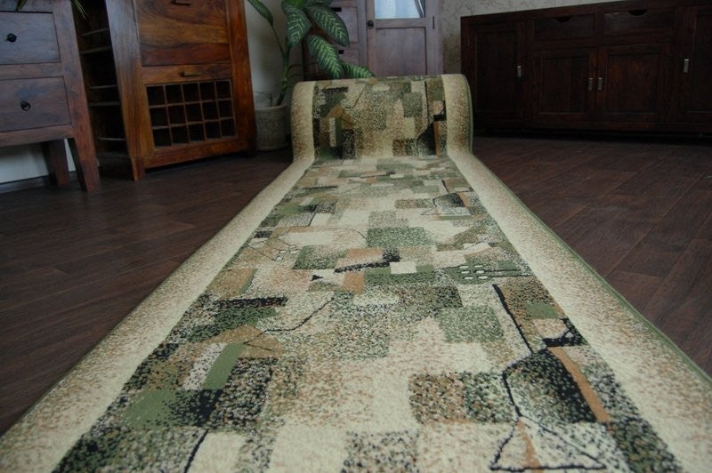 TAPIS DE COULOIR BCF IMPRESJA olive 70 cm 70x750 cm - 5