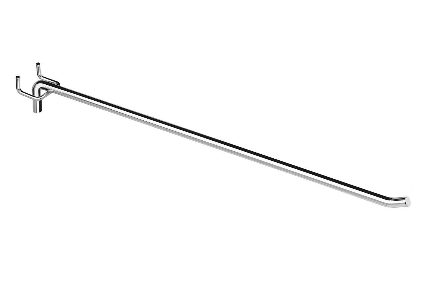 Zestaw 50x Zawieszka pojedyncza europerforowana 35cm fi8 srebrny KTD