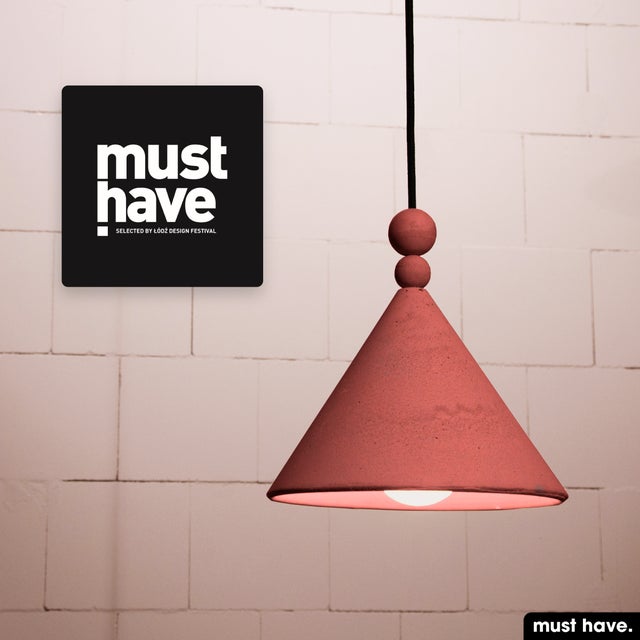 Lampe de suspension en béton - KONKO CONCRETE | TERRE ROUGE | ⌀ 30