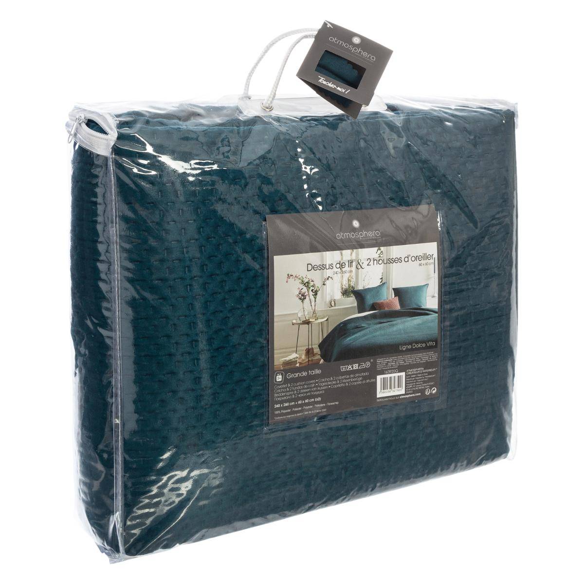 Dessus de lit + 2 taies 