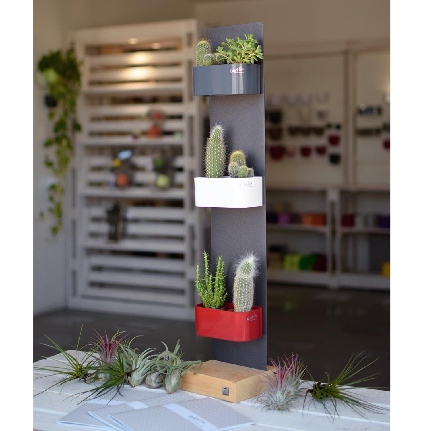 KalaMitica – Lavagna Magnetica da Parete 14 x 70 cm – Scrivibile e Cancellabile con Gessetti – Nero Antracite, con Vernice Riciclata - 3