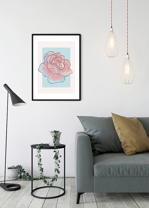 Poster d'art de Komar - Disney Cinderella Rose - Taille: 30 x 40 cm - 4