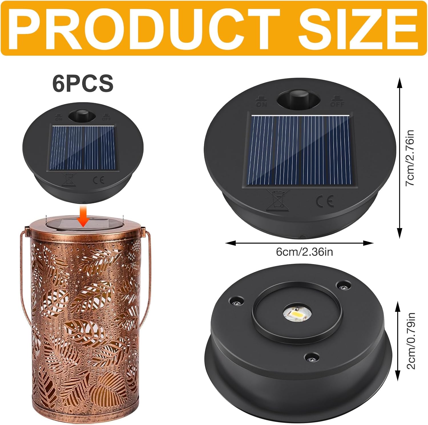 Acchiappasole Solari Lucille - 3 Pezzi Multicolore | Decorazione Giardino E Balcone | Made In Germany - Foto 7