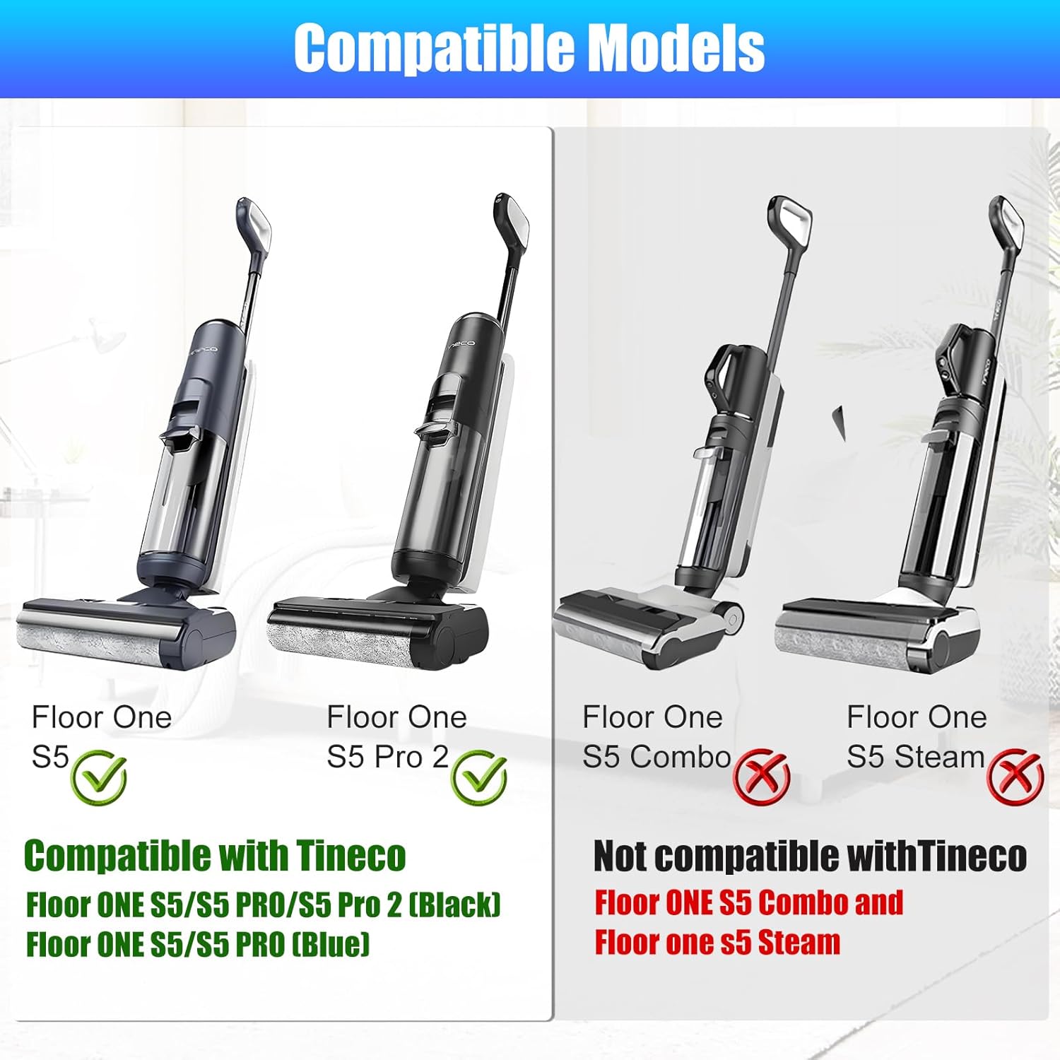 MisterVac Bocchetta Universale Per Pavimenti - Compatibile Con Sprintus Floory, Ugello Scopa Di Ricambio Per Moquette, Laminato E Piastrelle - 2