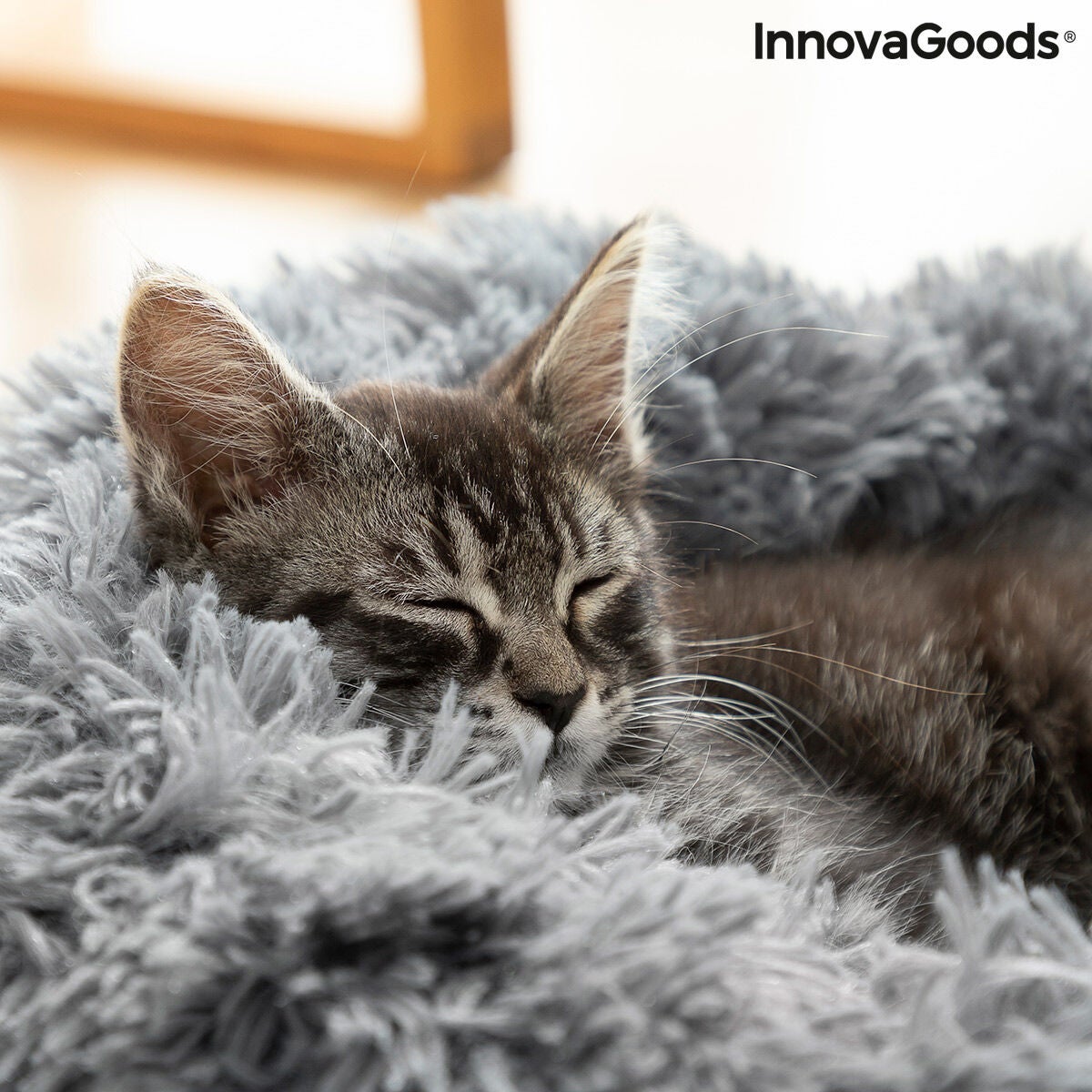 Cama Antiestrés para Mascotas Bepess InnovaGoods Ø 60 cm - 8