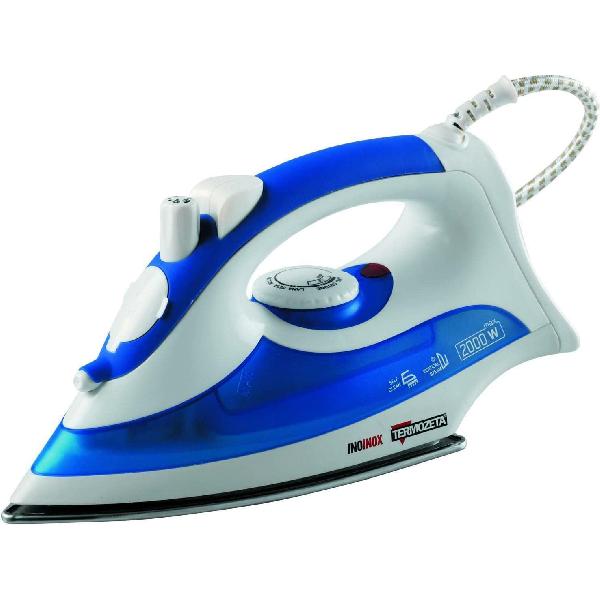 Termozeta Gris Ino Inox Plancha A Vapor Suela De Acero Inoxidable 2000 W - Imagen 2