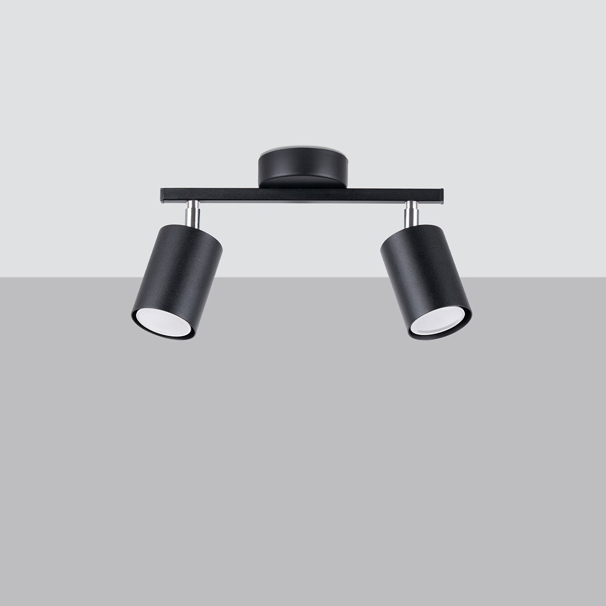 Plafon TORIM 2 czarny LED 4000K - 26x8x20cm Sollux
