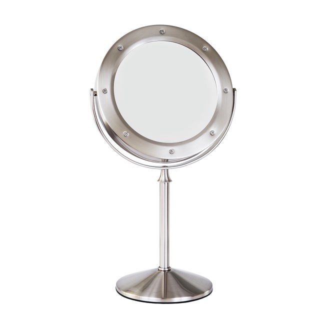 Sibel - Miroir Led Lisboa Grossissant X 3 Diamètre 13 Cm - Au