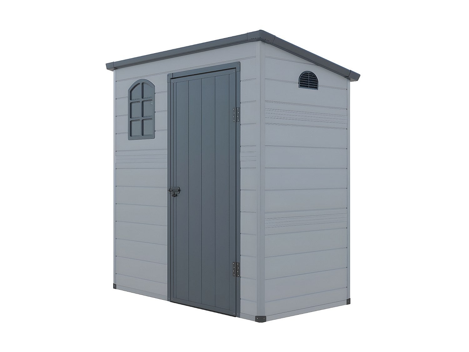 Casetta da giardino 2,12m² in Resina Antracite - NERIO - 3