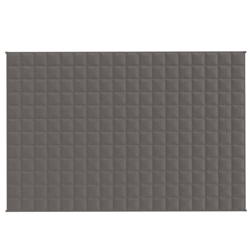 Couverture lestée Gris 120x180 cm 5 kg Tissu vidaXL - 4