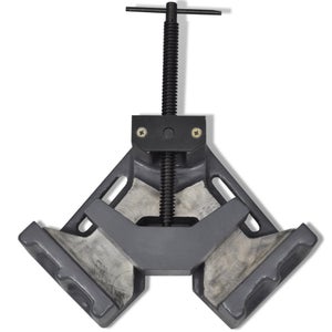 Morsa Angolare 90° Per Saldatura - Morsetto Ad Angolo In Ghisa, Fissaggio Al Banco, Larghezza Ganasce 100mm - Foto 6