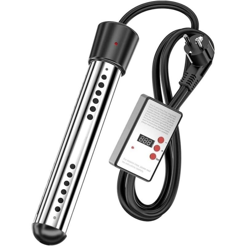 Elektryczny podgrzewacz wody, 2500 W z timerem i automatycznym wyłączaniem, podgrzewacz do wanny z hydromasażem, wtyczka EU