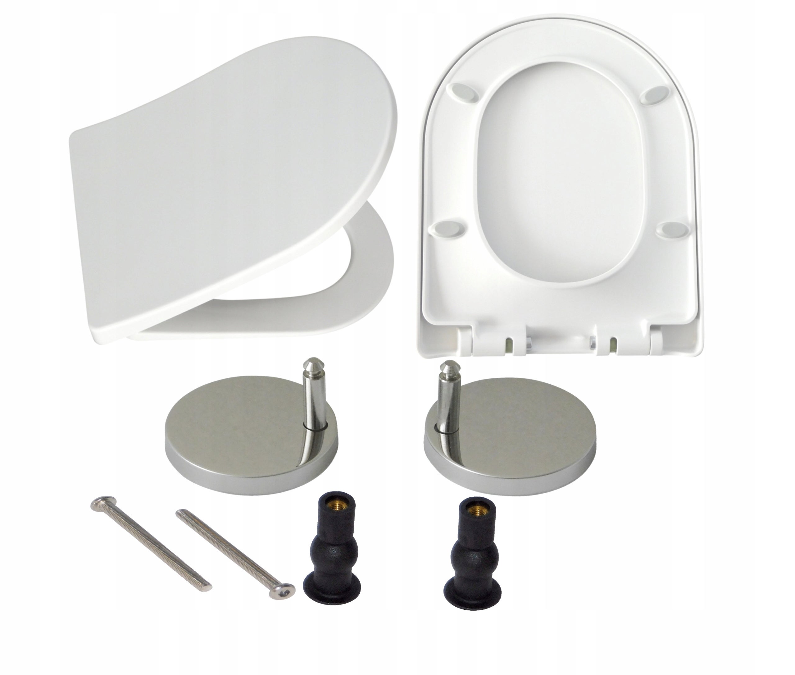 Deska sedesowa Estiva N wolnoopadająca duroplastowa biała