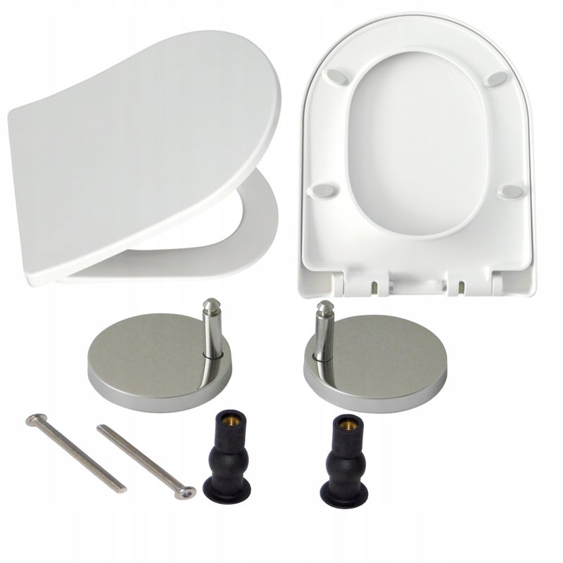 Deska sedesowa Estiva N wolnoopadająca duroplastowa biała