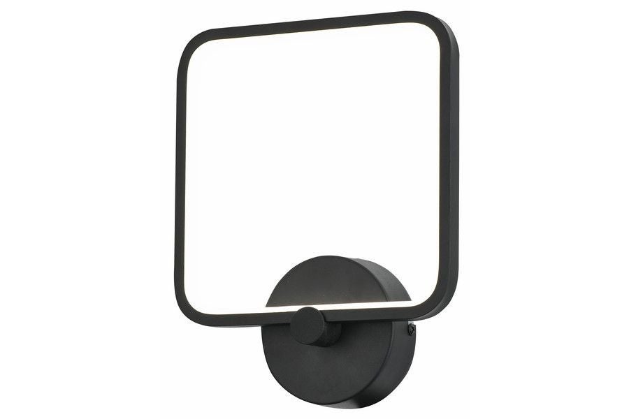Kinkiet ścienny Anaya czarny LED 12W 4000K 960lm styl nowoczesny wym: 24 x 20 x 6 cm metal IP20 Reality