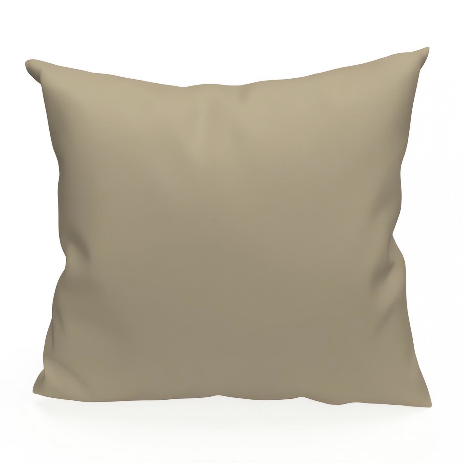 Housse De Coussin Unie X Cm Alix Taupe Par Soleil D Ocre Leroy