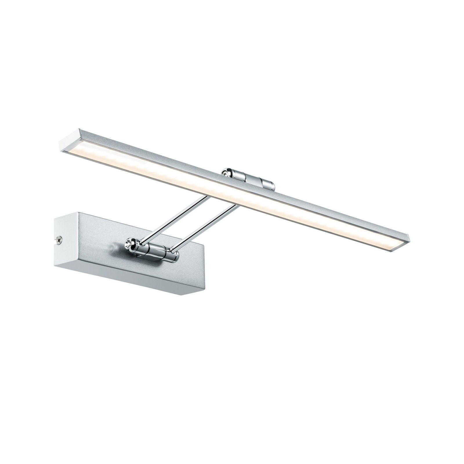 Galeria Éclairage de tableau LED Beam 2700K 580lm 230V 8W Nickel brossé ...