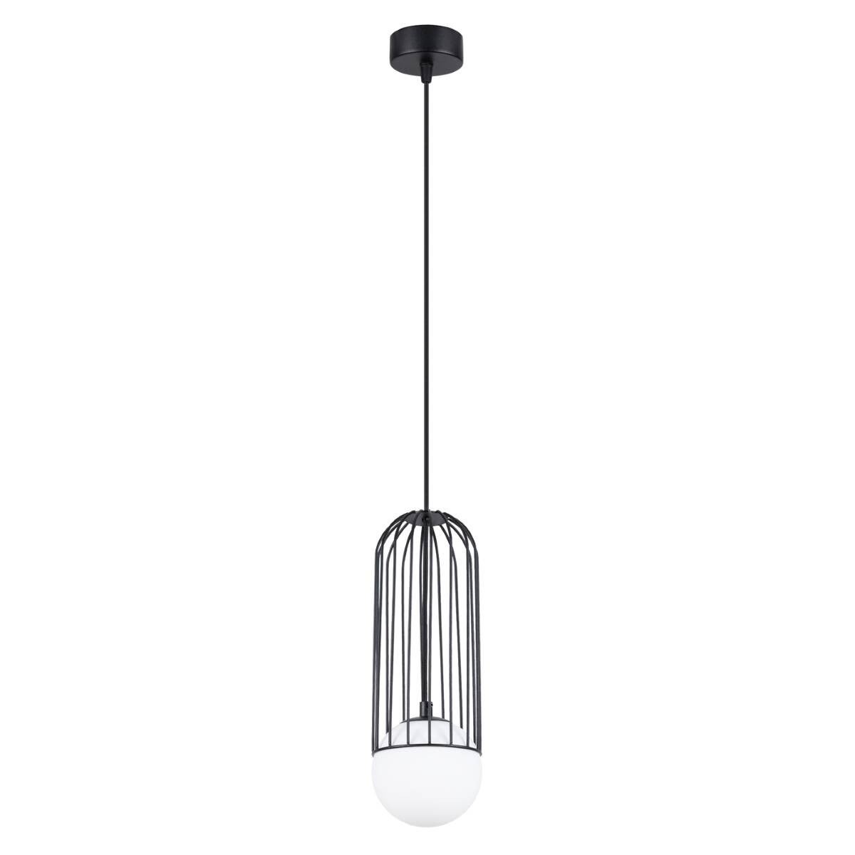 Lampa wisząca Brina czarna 1xG9x8W wym: 115 x 12 x 12 cm metal Sollux Lighting