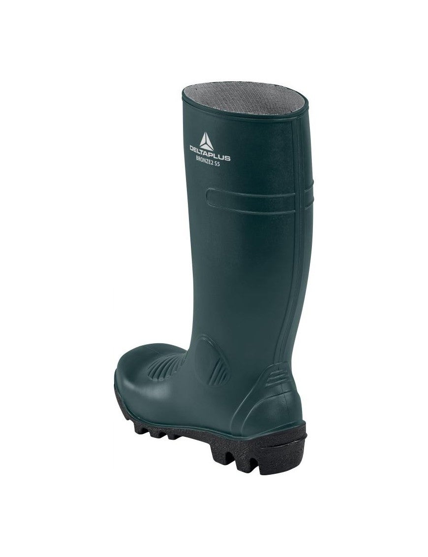 BOTTE DE SECURITE EN PVC S5 SRA Vert/Noir - DELTA PLUS - Taille 45 - 2