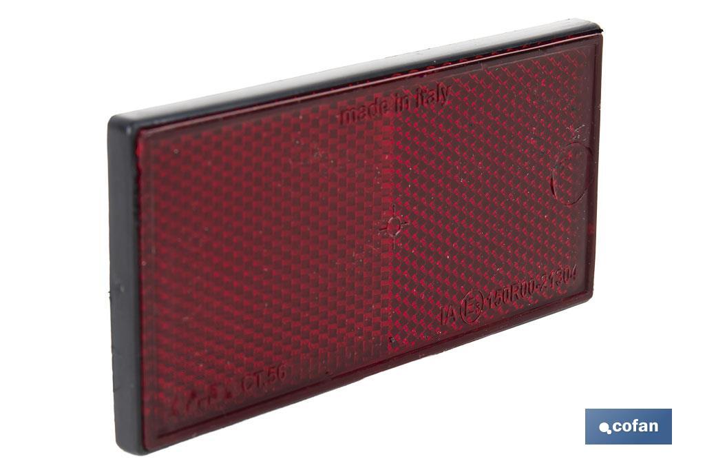 R flecteur Rectangulaire Avec Adh sif Poser Sur V hicules 106x50mm En 