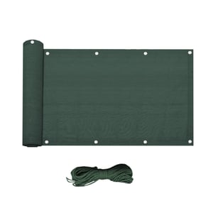 Rebecca Mobili Ecran Protection Confidentialité Hdpe Corde Verts Oeillets 0,9x5