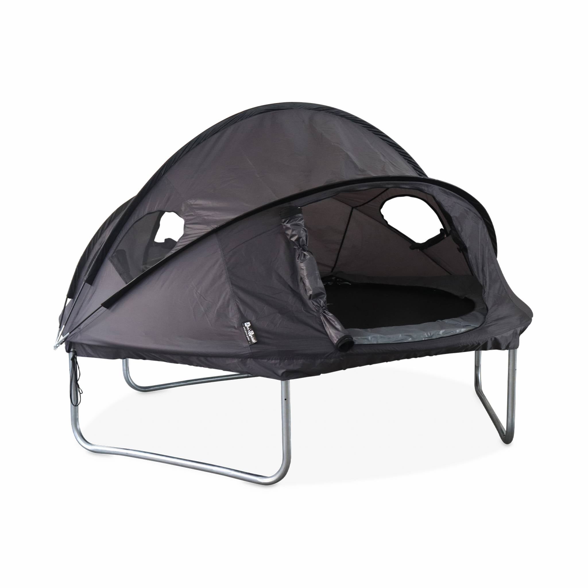 Alice's Garden - Tente de Camping pour Trampoline. cabane. Polyester. traité Anti UV. 1 Porte. 3 fenêtres et Sac de Transport