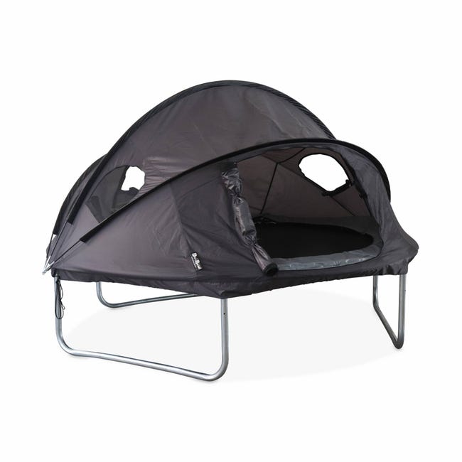 Alice's Garden - Tente de Camping pour Trampoline. cabane. Polyester. traité Anti UV. 1 Porte. 3 fenêtres et Sac de Transport Alice's Garden - Tente de Camping pour Trampoline. cabane. Polyester. traité Anti UV. 1 Porte. 3 fenêtres et Sac de Transport