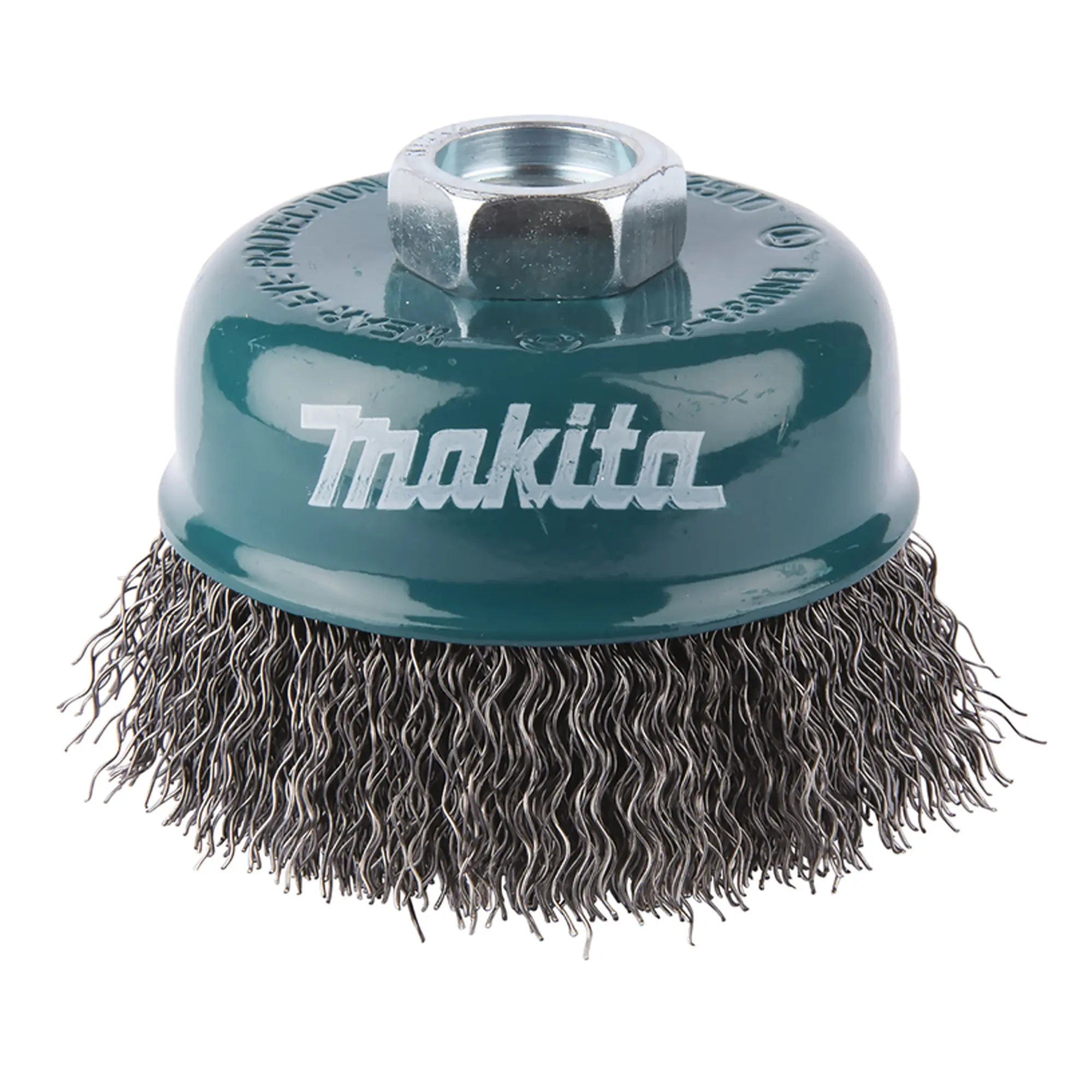 Spazzola A Tazza Makita 90mm Con Filo Ottone - Per Smerigliatrici Angolari M14 - Foto 6