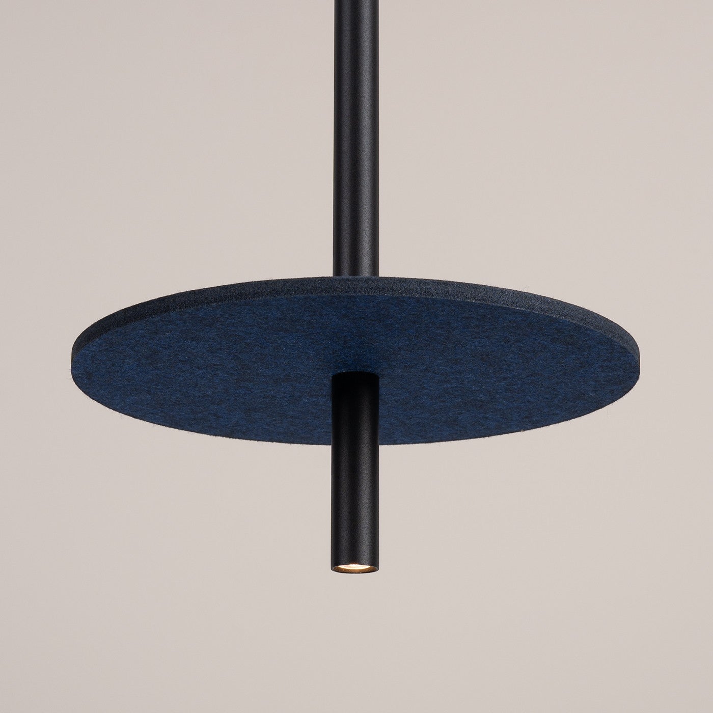 Lampa sufitowa filcowy krążek FELTRO granatowo-czarna 1xG9x8W filc wym:126x30x30cm IP20 Sollux Lighting - 6