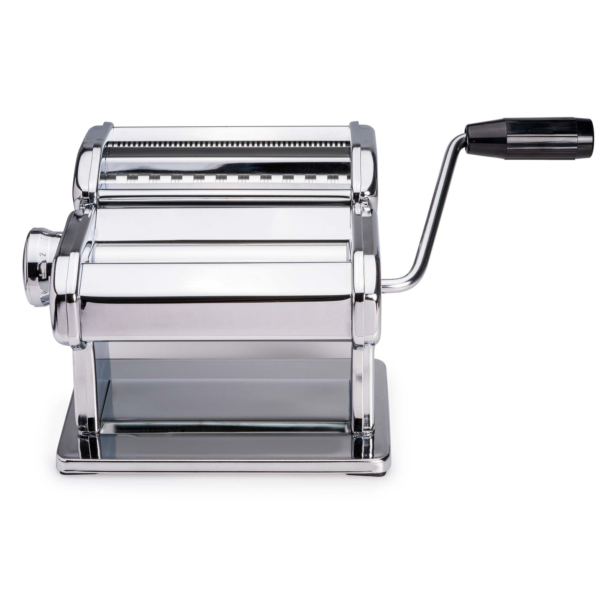 Toboli Máquina para hacer pasta manual acero inoxidable pasta fresca casera espesor ajustable 2–6 mm - 6