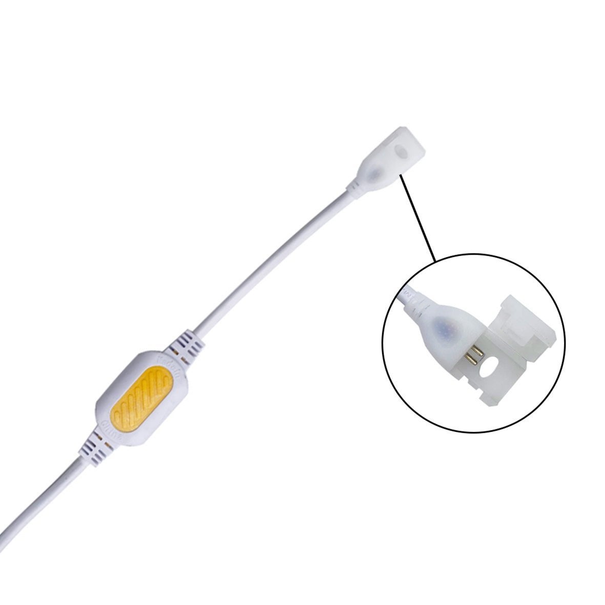 Ruban LED 220V Recoupable 5050 50M IP65 60LED/m - Blanc Neutre 4000K - 5500K - SILAMP - 7