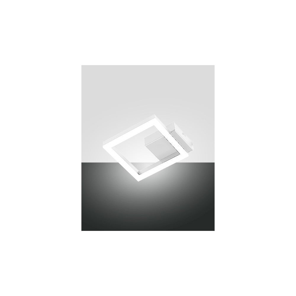 Plafonnier LED moderne BARD 11W Blanc 339424102 Fabas Luce Leroy Merlin