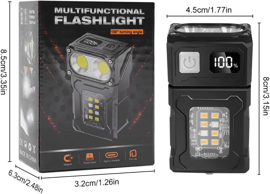 Torcia Mini Ricaricabile Con Zoom - Foto 6
