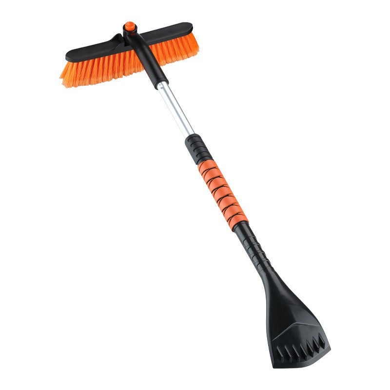 Perie de zapada cu racleta Flippy, rotativa si demontabila, portocalie