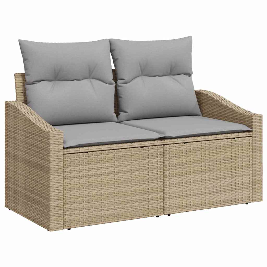 Sofa Ogrodowa z poduszką 123 x 62 x 69 cm polirattan vidaXL