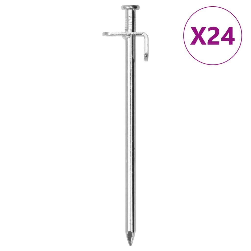 Piquet De Tente Simple - Pour Fixation Au Sol, Camping, Toile De Tente, Bâche, Abri