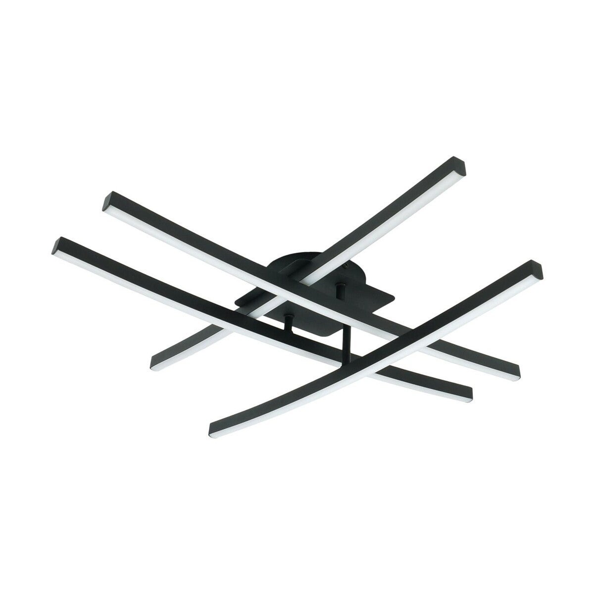 Lampa sufitowa AUSTIN LED 48W Neutralna biel 5000lm czarno-biała wym: 12,5 x 59 x 59 cm IdeaLED