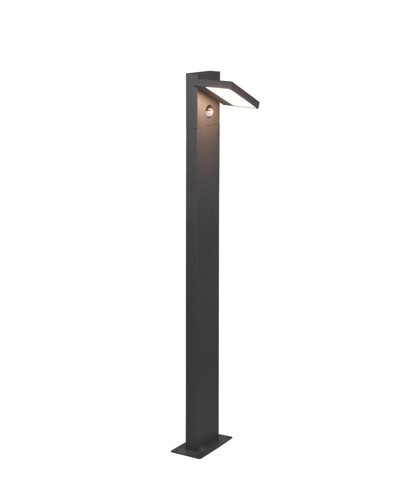 Lampa ogrodowa stojąca z czujnikiem Horton antracyt LED 8W 3000K 1000lm IP54 wym: 100 x 15 x 15 cm aluminium Trio