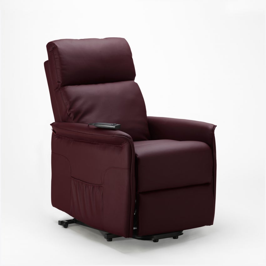 Fauteuil relax électrique avec releveur et roulettes arrière Amalia - 3