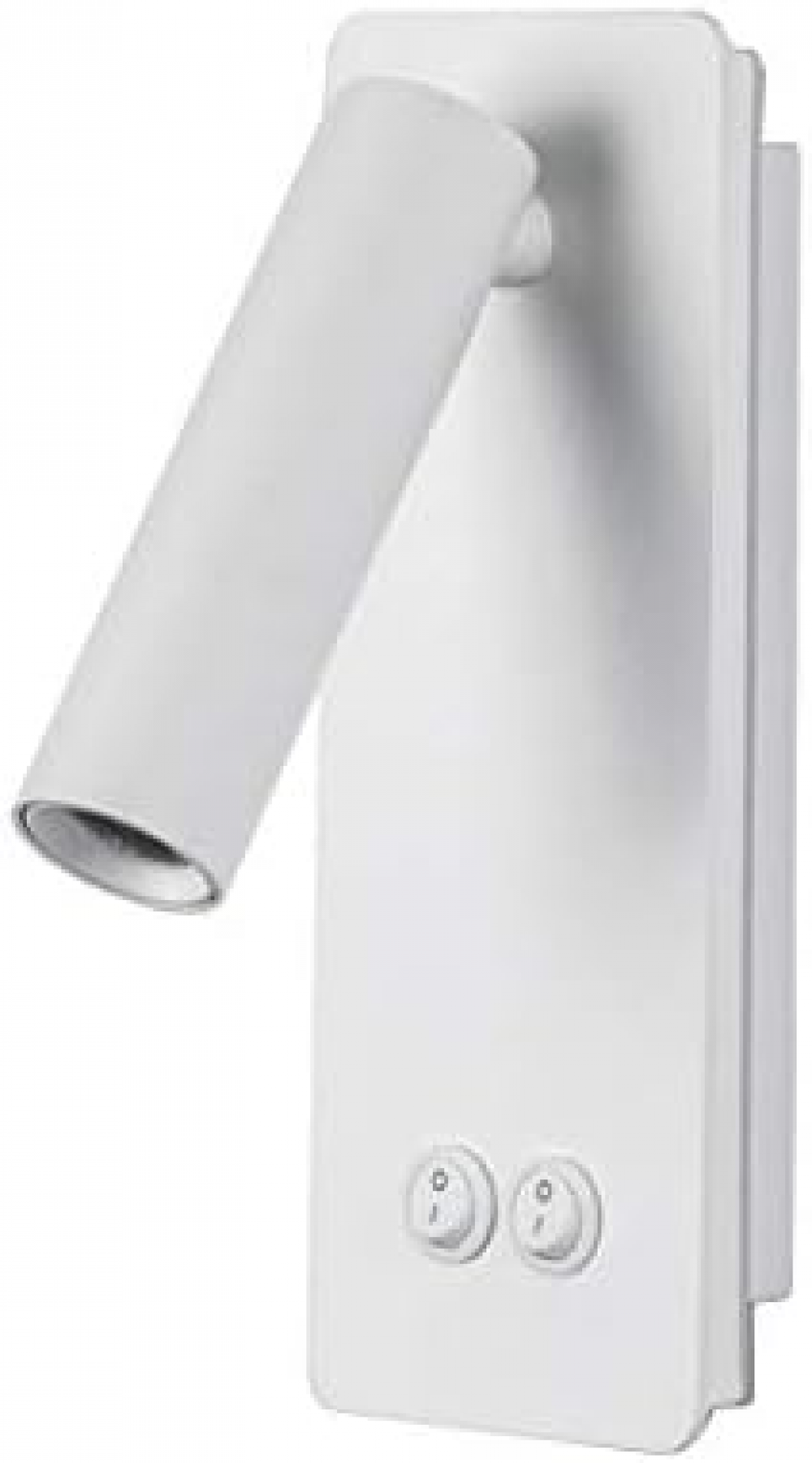 Lampa ścienna LED do sypialni, lampka do czytania, regulowana, ciepła biel, 3W+6W (biała)