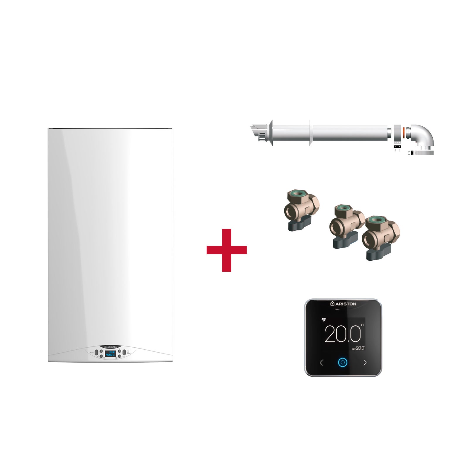 Caldera de condensación, Ariston, HS Premium 24 Termostato Cube