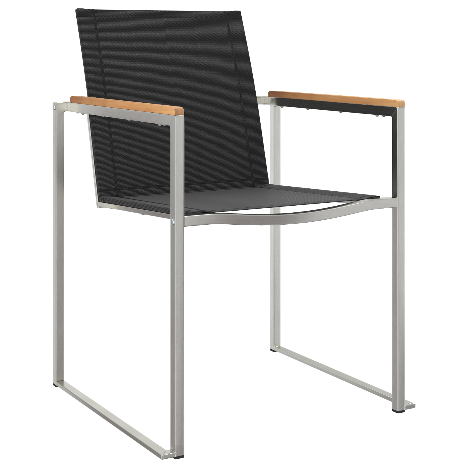 Sillas de Comedor 2 uds | Sillas de exterior Gris 60x56x85 cm Madera Sólida de Acacia CFW882369 - 5