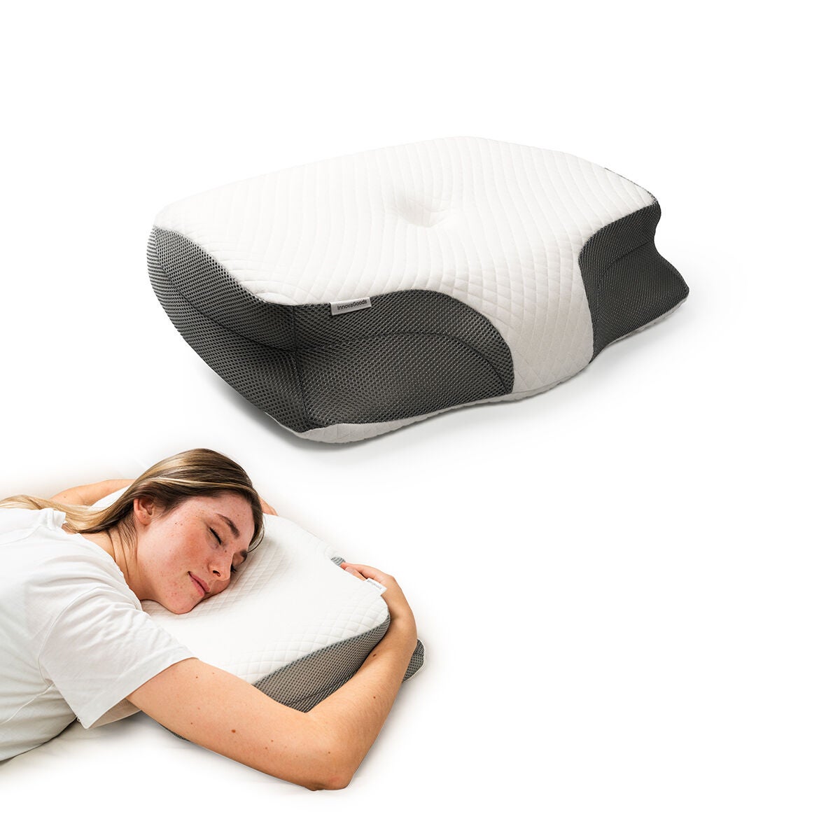 Oreiller Cervical Ergonomique 3 en 1 Pilocal InnovaGoods - 2