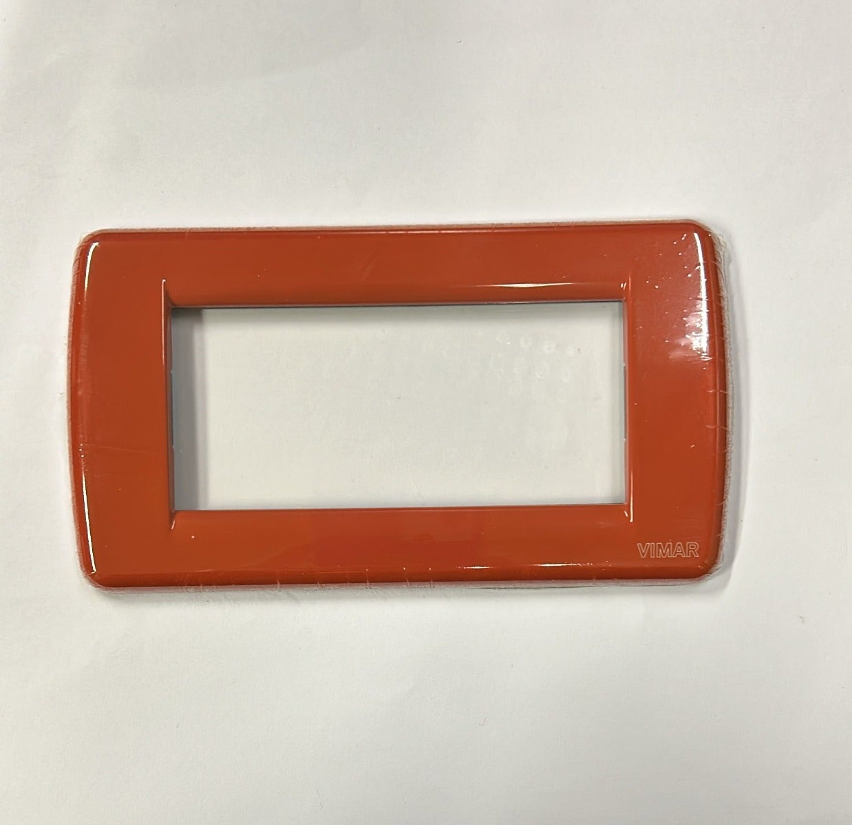 4 Módulos Metal Oro Brillante Vimar Placa Rondo 4 Módulos - Metal Oro Brillante, Serie Idea Placas