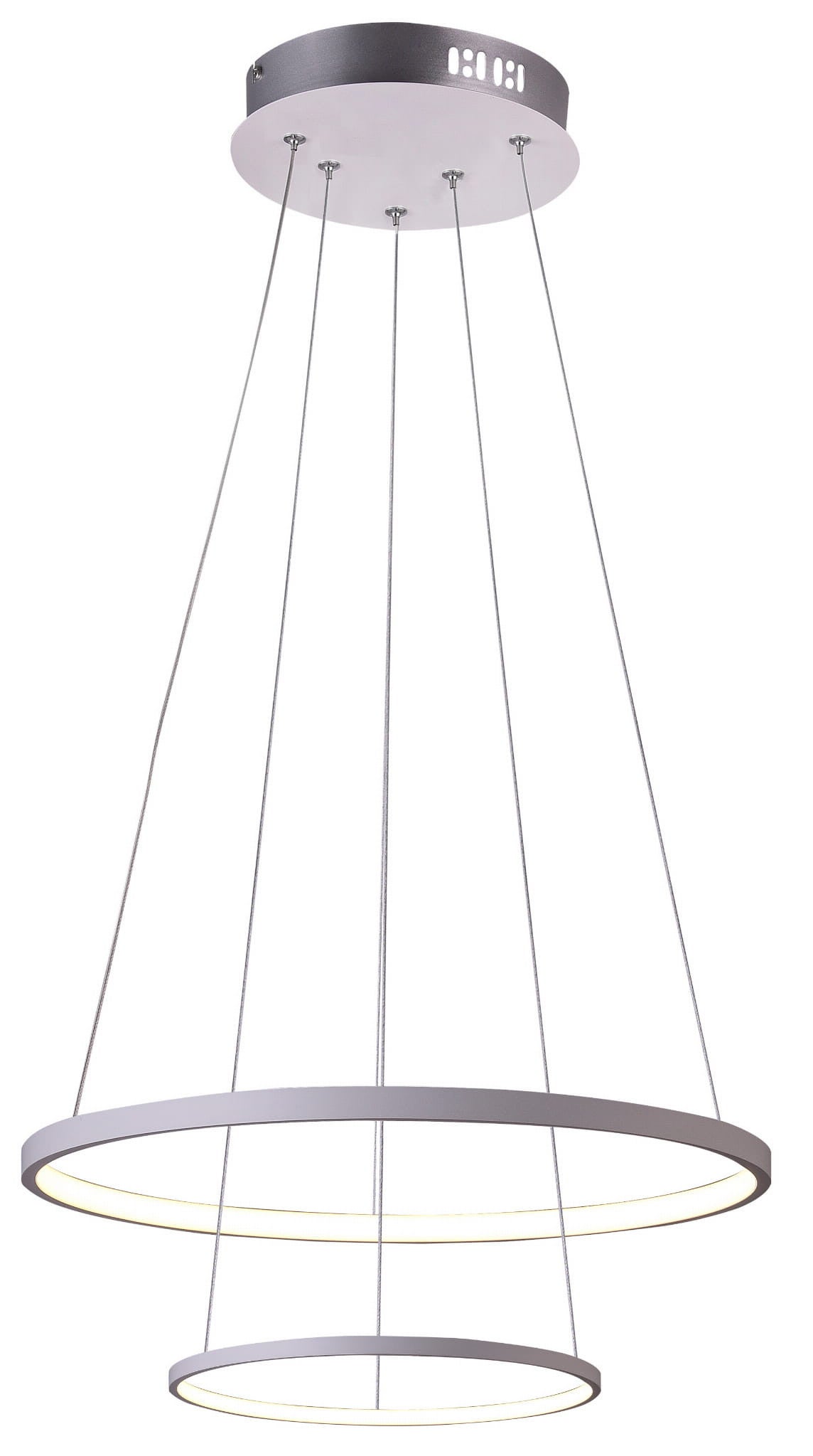 Lampa wisząca Lune biała LED 40W wym: 110 x 50 x 50 cm aluminium Candellux
