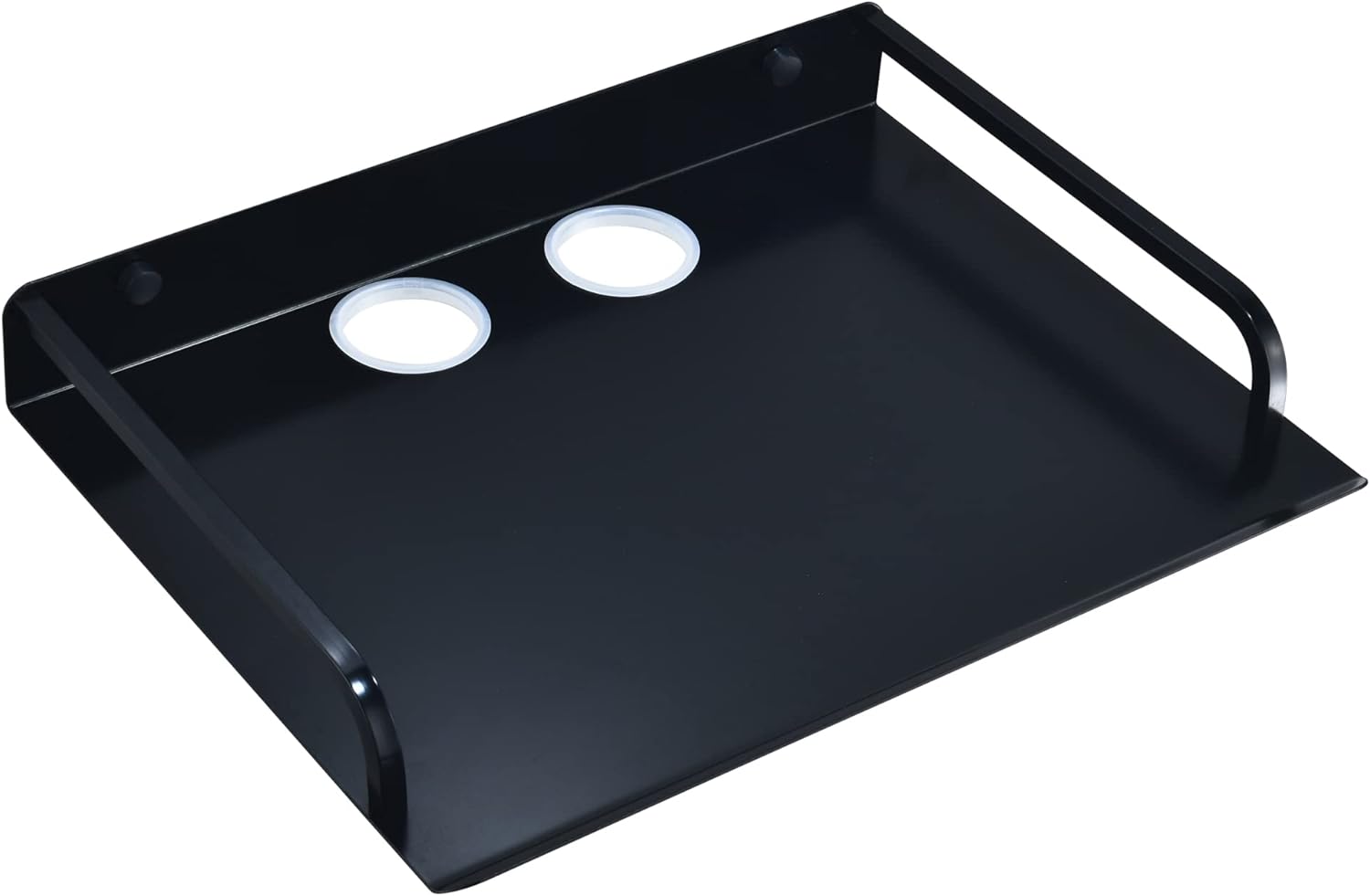 Multimedialna półka ścienna na urządzenia AV, wiszące metalowe półki na routery, dekodery telewizji kablowej, odtwarzacze DVD/Blu-Ray